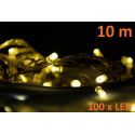 Vánoční LED osvětlení Garth 10m - teple bílé, 100 diod