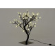 Dekorativní LED osvětlení - strom s květy, teple bílé