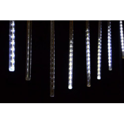 Vánoční dekorativní osvětlení - vodopádový efekt - studeně bílé