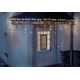 Vánoční světelný déšť 144 LED studená bílá - 5 m