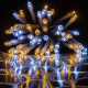 Vánoční světelný závěs - 6 x 3 m, 600 LED, teplá / studená