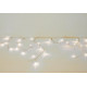 Vánoční světelný déšť 600 LED teple bílá - 11,9 m