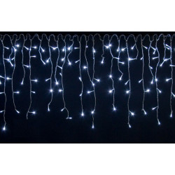 Vánoční světelný déšť 600 LED studená bílá - 15 m